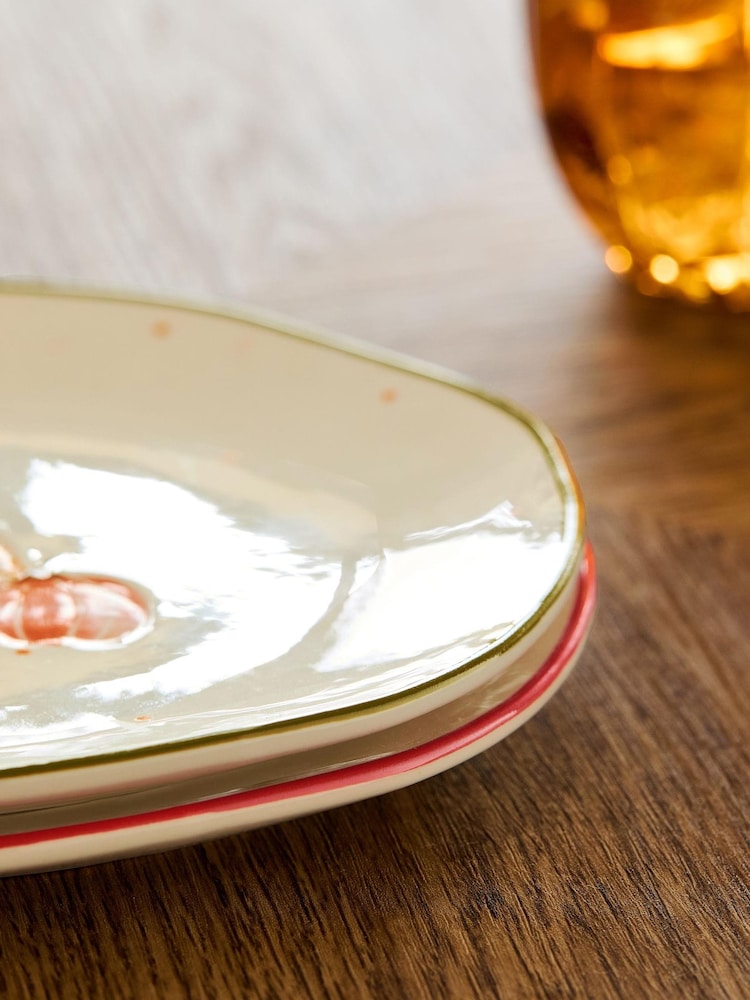Set of 2 Orange Pumpkin Side Plates - Image 5 of 5 Set of 2 Orange Pumpkin Side Plates - Image 5 of 5