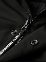 Superdry Grey Hooded Everest Puffer Bomber Jacket - Image 5 of 6