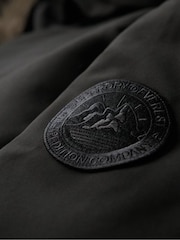Superdry Grey Hooded Everest Puffer Bomber Jacket - Image 6 of 6