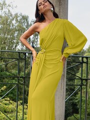 Ro&Zo Yellow Trim Detail Dress - Image 1 of 8
