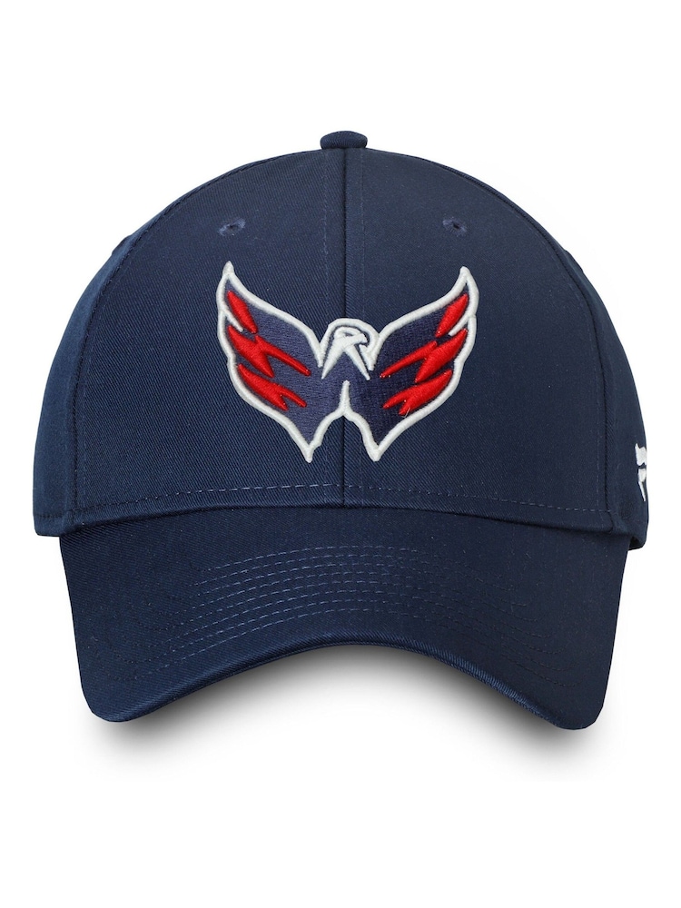 Fanatics Blue Washington Capitals Core Structured Adjustable Cap - Image 2 of 3