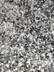 Ro&Zo Silver Pewter Sequin One Shoulder Top - Image 8 of 8