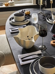 White Ghost Serve Bowl - Image 2 of 5
