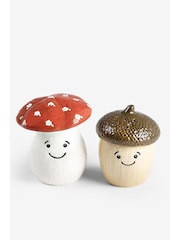 Set of 2 Natural Autumnal Salt and Pepper Shakers - Image 3 of 3