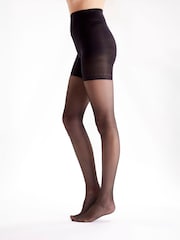 Pretty Polly 20 Denier Bodyshaping Sheer Longline Tights 2 Pack - Image 1 of 5