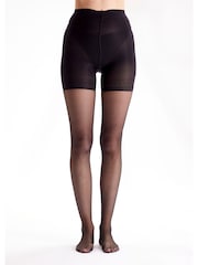 Pretty Polly 20 Denier Bodyshaping Sheer Longline Tights 2 Pack - Image 2 of 5