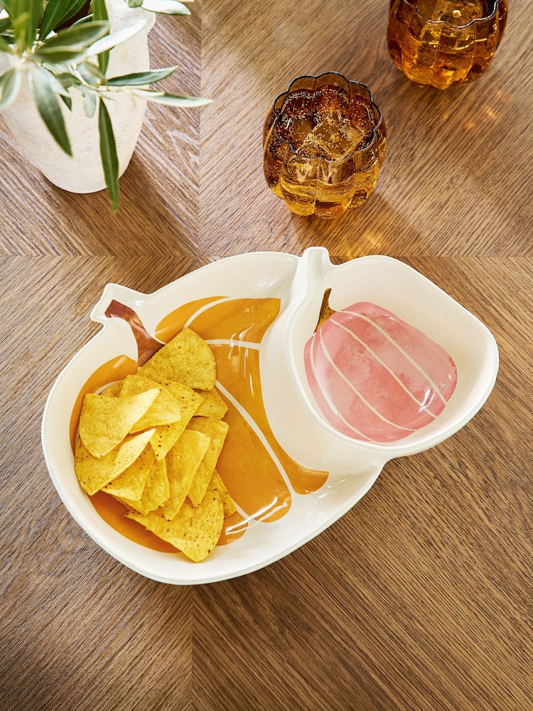 Orange Pumpkin Chip and Dip Bowl - Image 2 of 4