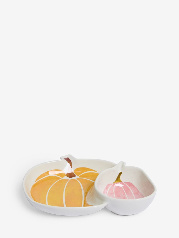 Orange Pumpkin Chip and Dip Bowl - Image 4 of 4