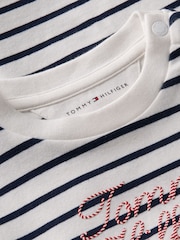 Tommy Hilfiger Blue Rope Logo Jersey Long Sleeve T-Shirt - Image 3 of 3