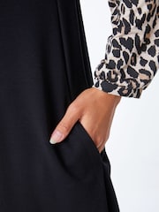 Roman Black 2 in 1 Swing Dress with Shirt - Image 5 of 5