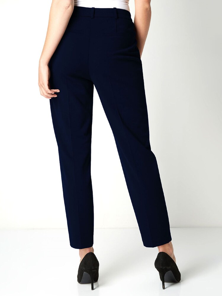 Roman Blue Petite Smart Tapered Trousers - Image 2 of 4
