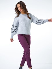 Roman Purple Originals Full Length Denim Jeggings - Image 3 of 5