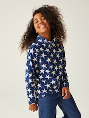 Regatta Blue Darlit Printed Half Zip Fleece - Image 1 of 4