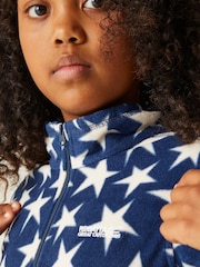 Regatta Blue Darlit Printed Half Zip Fleece - Image 4 of 4