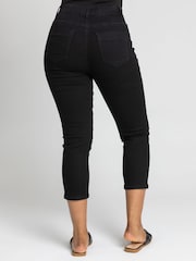 Roman Black Petite Cropped Jeggings - Image 2 of 4