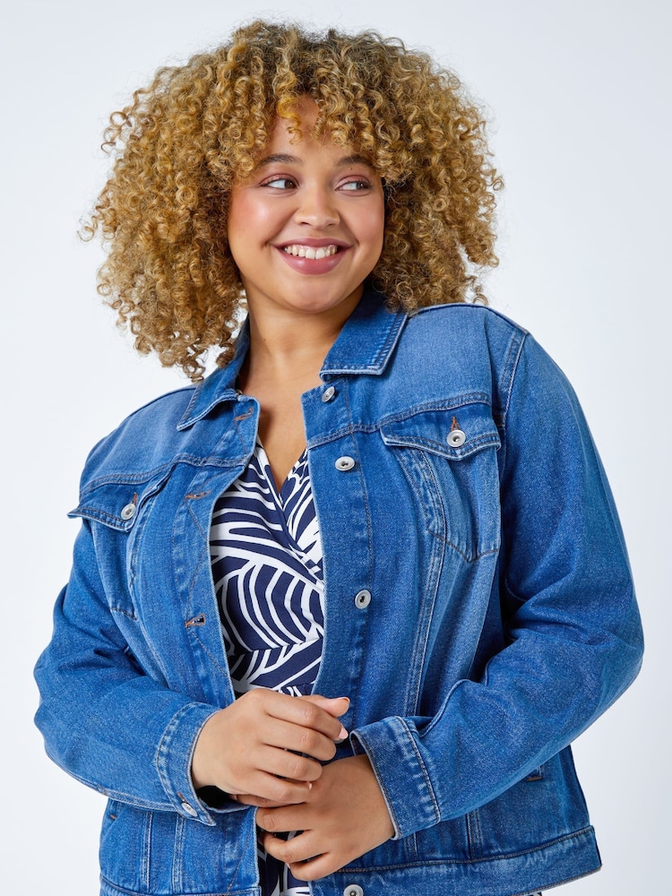 Blau - Roman Denim-Jacke - Bild 1 von 5 Blau - Roman Denim-Jacke - Bild 1 von 5