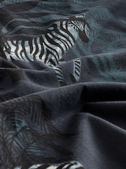 Teal Blue Short Sleeve Cotton Pyjamas - Image 8 of 8