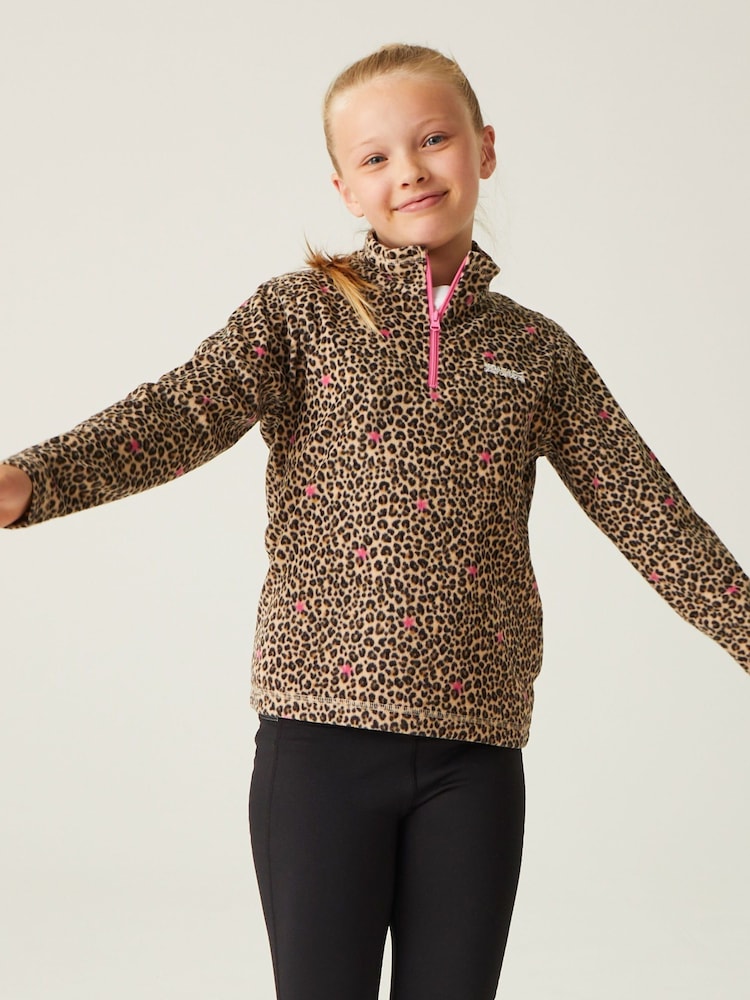Regatta Brown Darlit Printed Half Zip Fleece - Image 1 of 4