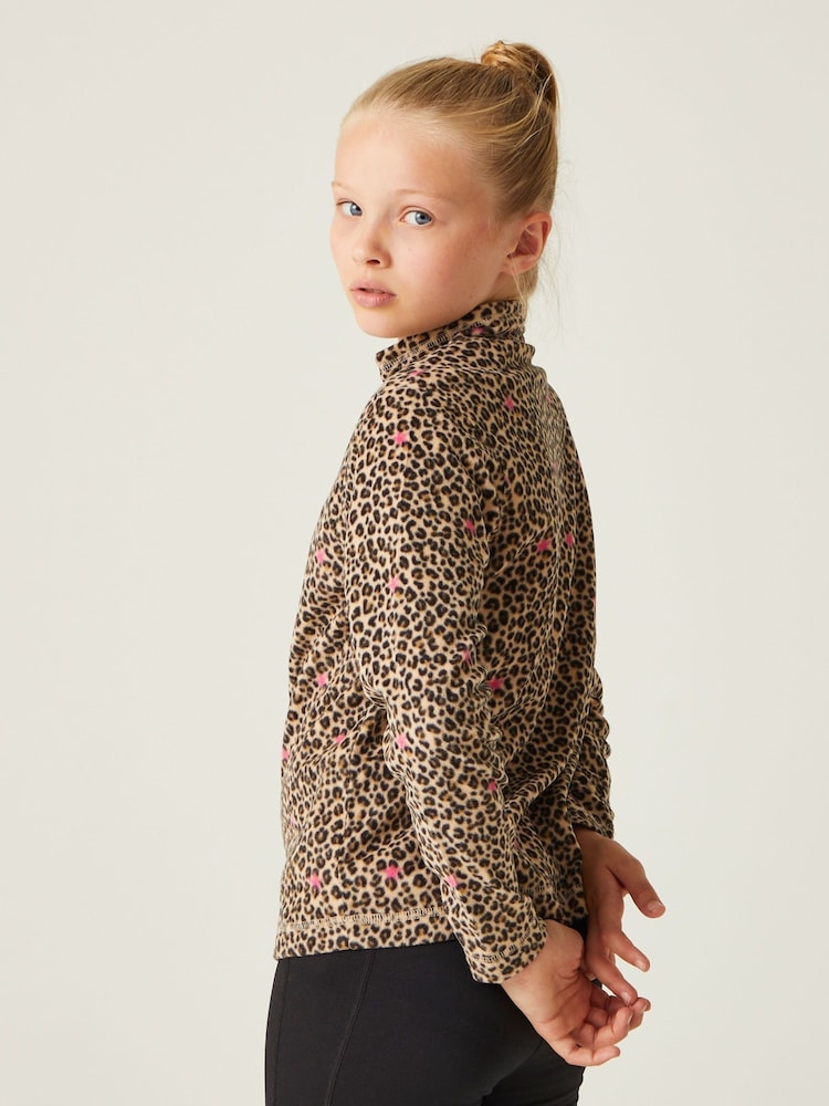 Regatta Brown Darlit Printed Half Zip Fleece - Image 2 of 4