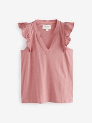 Pink Floral 100% Cotton Pyjamas - Image 7 of 9