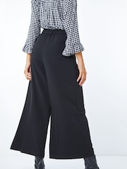 Roman Black Wide Leg Stretch Culottes - Image 3 of 5