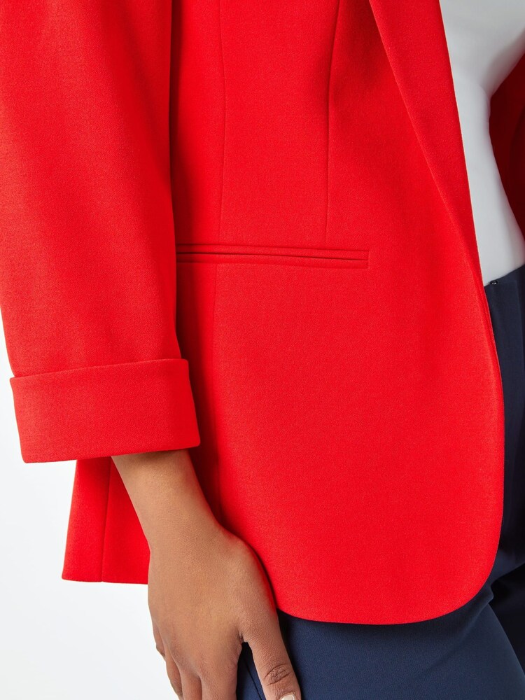 Roman Red Petite Classic Stretch Blazer - Image 5 of 5 Roman Red Petite Classic Stretch Blazer - Image 5 of 5
