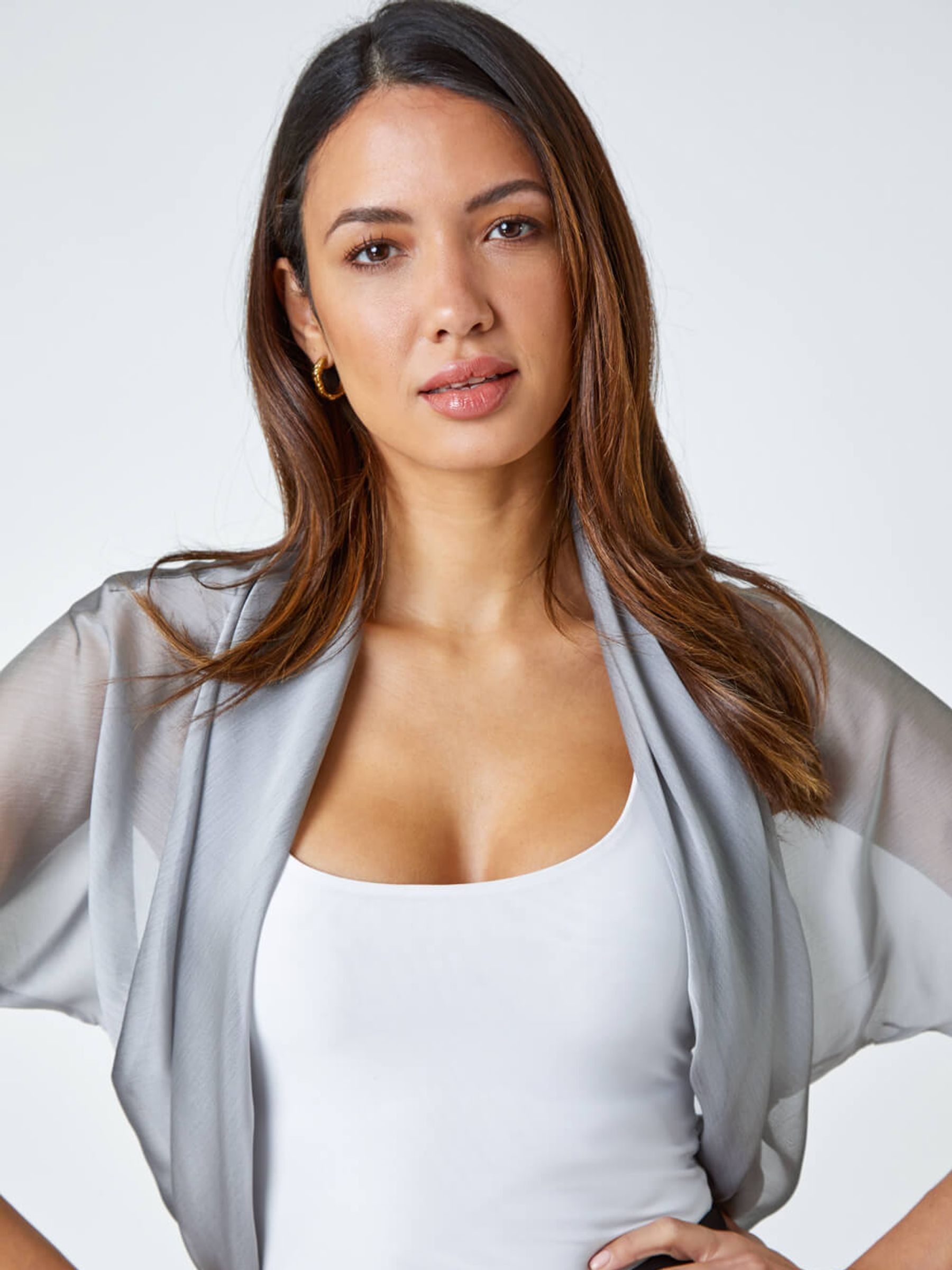 Chiffon bolero jackets for evening dresses clearance
