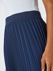 Roman Blue Pleated Maxi Skirt - Image 5 of 5