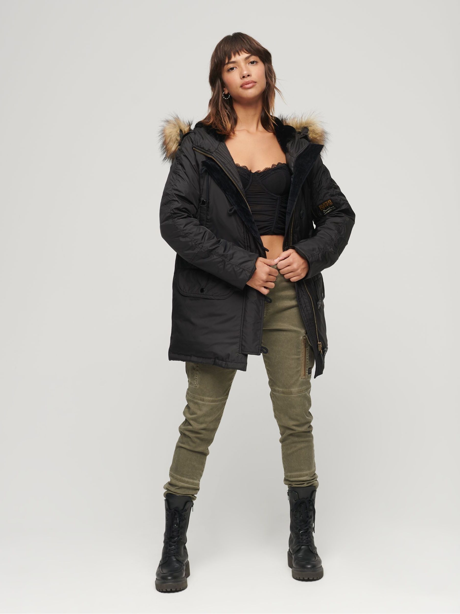 Superdry military parka jacket review top