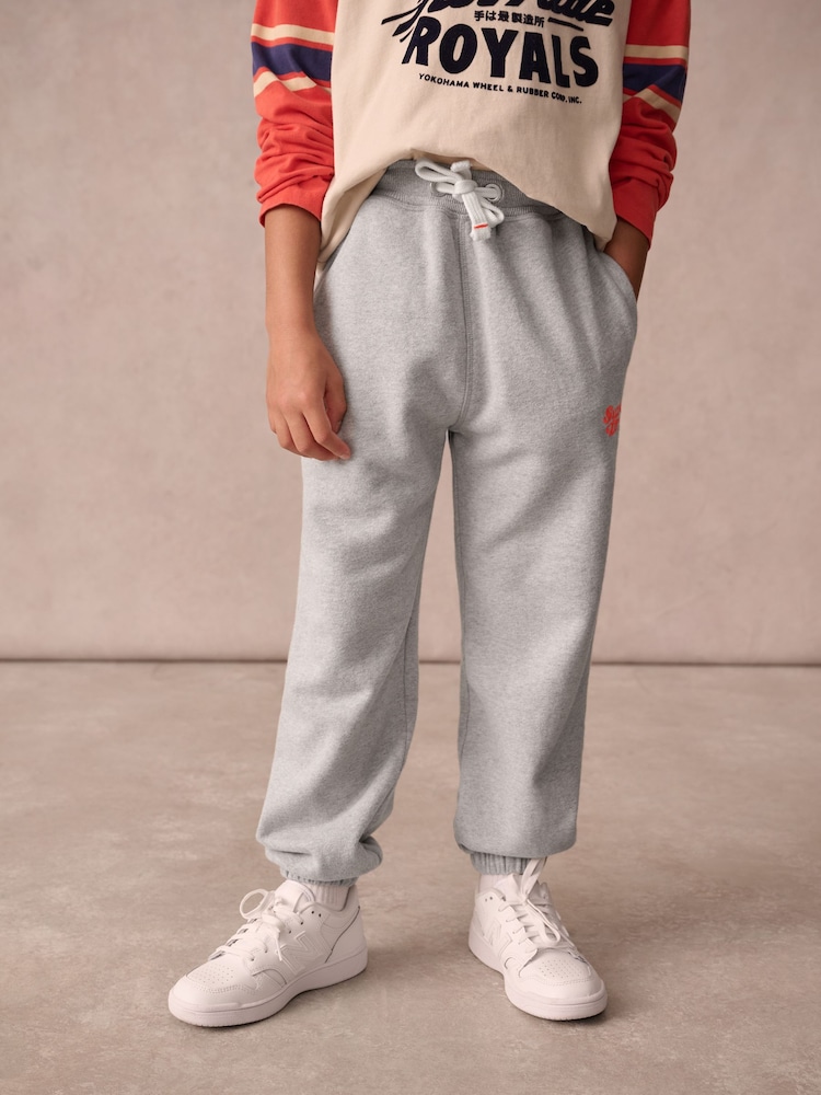 Superdry Grey Joggers - Image 1 of 9 Superdry Grey Joggers - Image 1 of 9