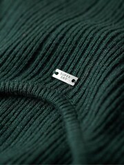 Superdry Green Backless Knitted Midi Dress - Image 6 of 6