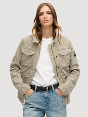 Superdry Green Crome Military M65 Jacket - Image 1 of 8