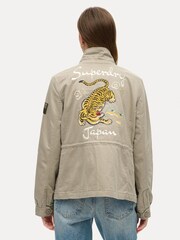 Superdry Green Crome Military M65 Jacket - Image 3 of 8