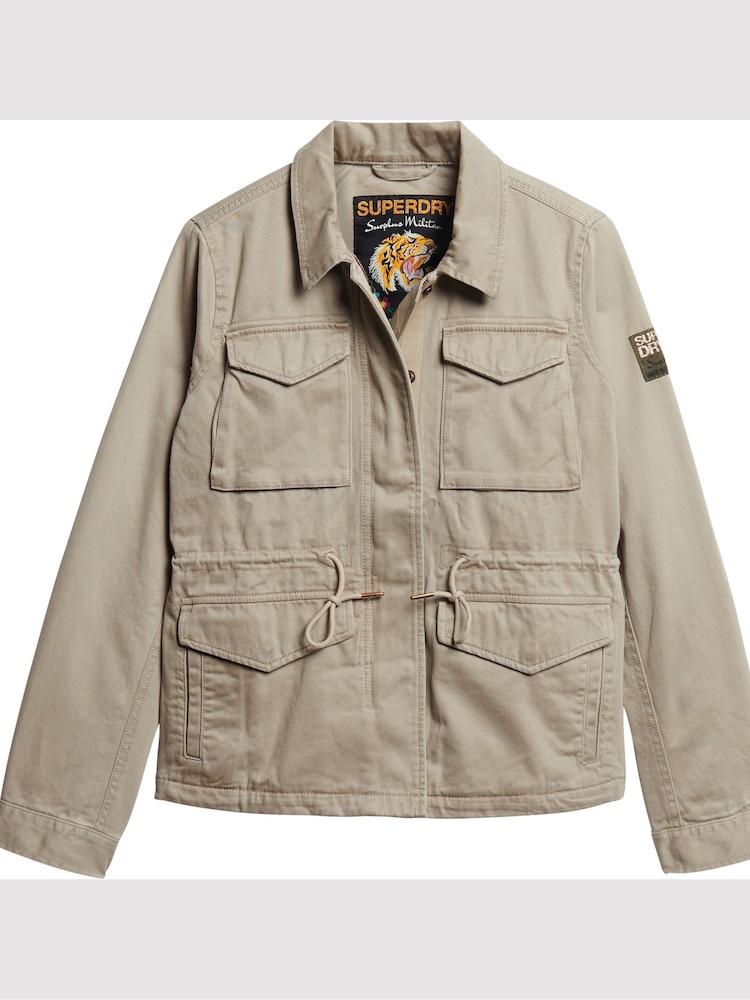 Superdry Green Crome Military M65 Jacket - Image 5 of 8