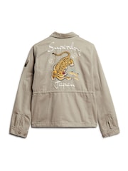 Superdry Green Crome Military M65 Jacket - Image 6 of 8