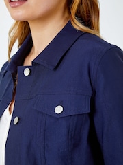 Roman Navy/Blue Stretch Denim Jacket - Image 5 of 5