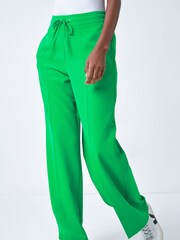 Roman Green Wide Leg Stretch Back Trousers - Image 1 of 1