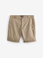 Stone Slim Fit Premium Laundered Stretch Chino Shorts - Image 6 of 10