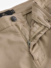 Stone Slim Fit Premium Laundered Stretch Chino Shorts - Image 7 of 10