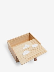 Natural New Baby Cloud Wooden Keepsake Box - Image 3 of 6