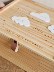 Natural New Baby Cloud Wooden Keepsake Box - Image 5 of 6