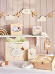 Natural New Baby Cloud Wooden Keepsake Box - Image 6 of 6