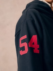 Superdry Navy Classic Flag Hoodie - Image 5 of 10