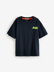 Superdry Navy Essentials T-Shirt - Image 1 of 5