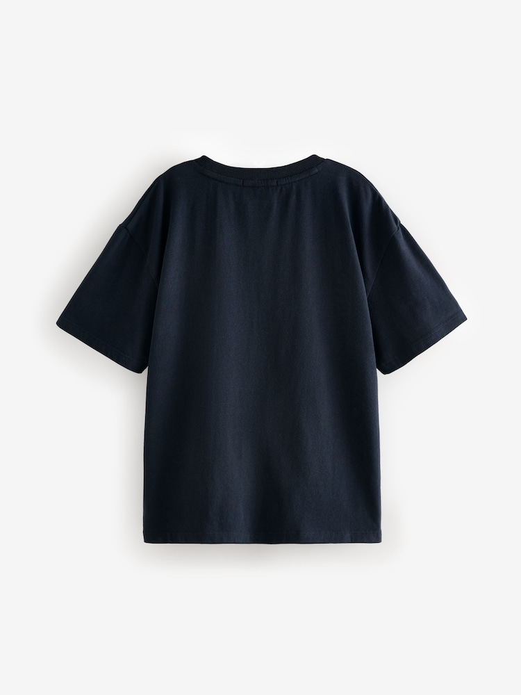 Superdry Navy Essentials T-Shirt - Image 2 of 5