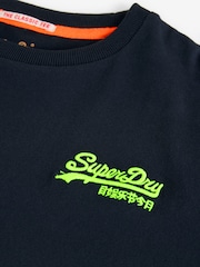 Superdry Navy Essentials T-Shirt - Image 3 of 5