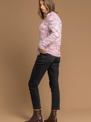 Roman Pink Fluffy Yarn Jumper - Image 2 of 5