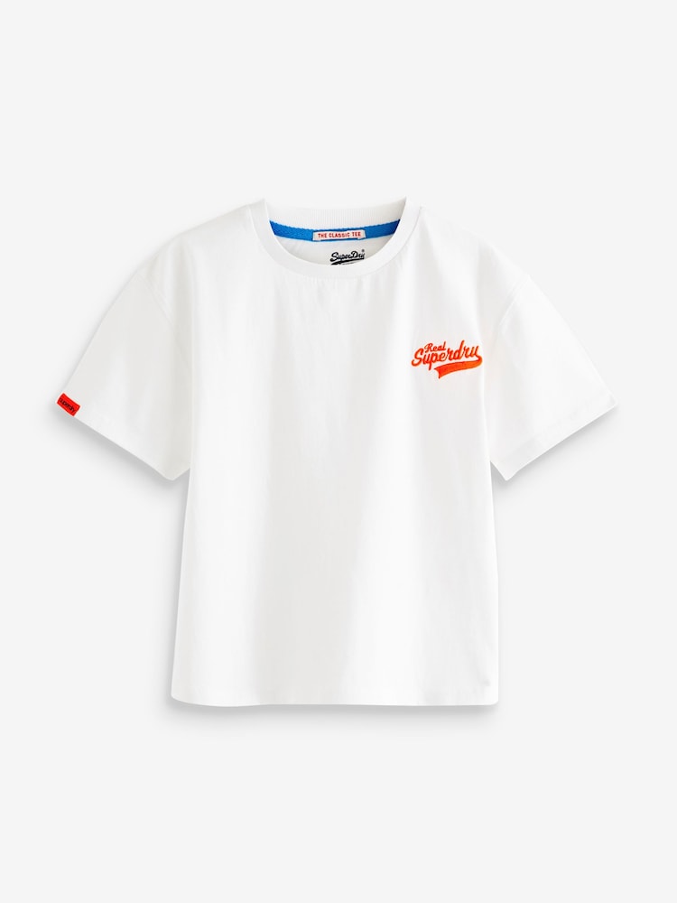 Superdry White Essentials T-Shirt - Image 1 of 4