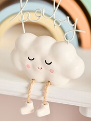 Natural New Baby Cloud Ornament - Image 2 of 5