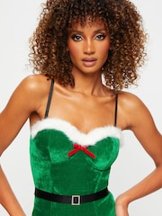 Ann Summers Crăciun Sexy Elf Corp din catifea - Image 3 of 4